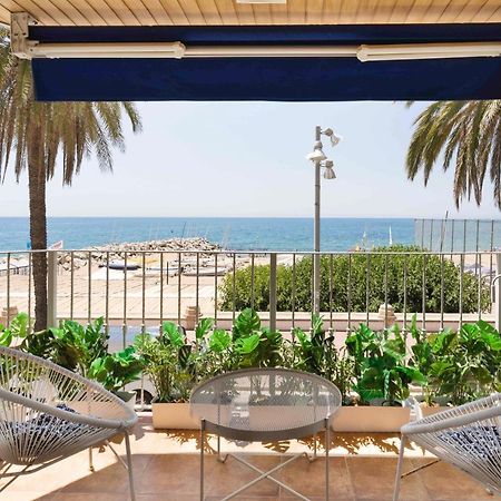 Apartamento Primera Linea De Mar Con Espectaculares Vistas Apartment Sant Pol De Mar Bagian luar foto