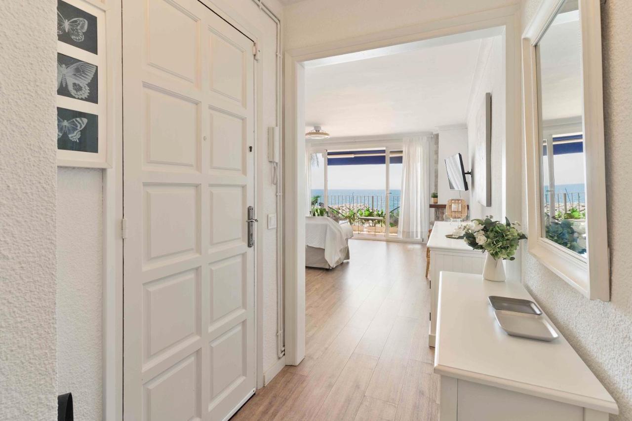 Apartamento Primera Linea De Mar Con Espectaculares Vistas Apartment Sant Pol De Mar Bagian luar foto